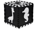 Puzzle piankowe - kontrastowa mata dla niemowląt ZWIERZĘTA 120x120cm ZA4783