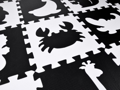 Puzzle piankowe - kontrastowa mata dla niemowląt ZWIERZĘTA 120x120cm ZA4783 Puzzle piankowe - kontrastowa mata dla niemowląt ZWIERZĘTA 120x120cm ZA4783