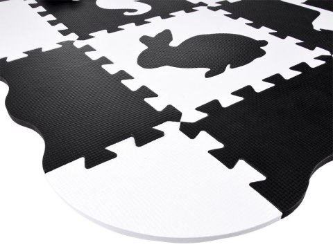 Puzzle piankowe - kontrastowa mata dla niemowląt ZWIERZĘTA 120x120cm ZA4783 Puzzle piankowe - kontrastowa mata dla niemowląt ZWIERZĘTA 120x120cm ZA4783