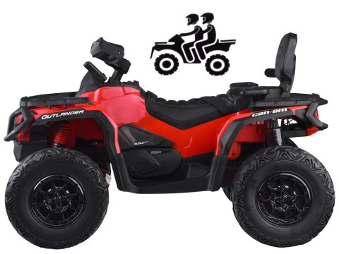 Quad na akumulator dla dzieci 2 osob CAN-AM OUTLANDER 4x4 Panel LED PA0326 Quad na akumulator dla dzieci 2 osob CAN-AM OUTLANDER 4x4 Panel LED PA0326