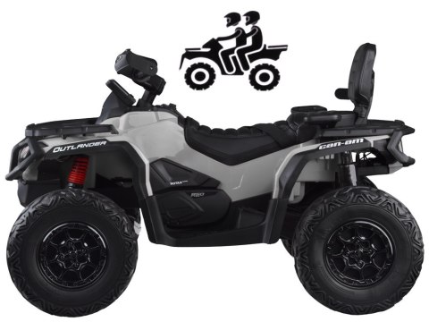 Quad na akumulator dla dzieci 2 osob CAN-AM OUTLANDER 4x4 Panel LED PA0326 Quad na akumulator dla dzieci 2 osob CAN-AM OUTLANDER 4x4 Panel LED PA0326