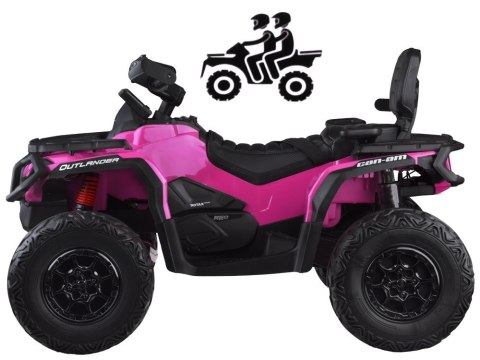 Quad na akumulator dla dzieci 2 osob CAN-AM OUTLANDER 4x4 Panel LED PA0326 Quad na akumulator dla dzieci 2 osob CAN-AM OUTLANDER 4x4 Panel LED PA0326