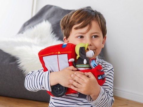 Revell Mój pierwszy Wóz strażacki pluszowe autko sterowane dźwięki ZA4919 Revell Mój pierwszy Wóz strażacki pluszowe autko sterowane dźwięki ZA4919