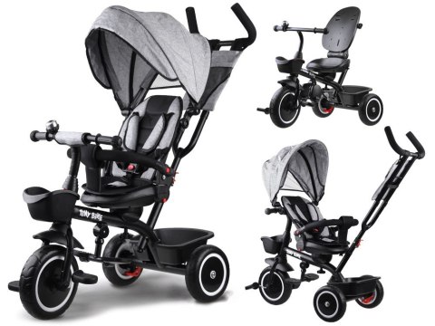 Rowerek dziecięcy trójkołowy Tiny Bike 3w1 z daszkiem OBRACANY SP0650 Rowerek dziecięcy trójkołowy Tiny Bike 3w1 z daszkiem OBRACANY SP0650