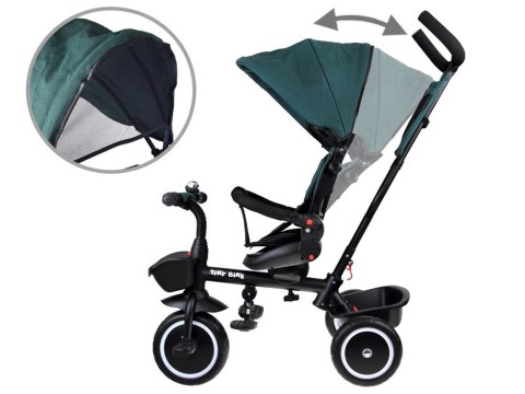 Rowerek dziecięcy trójkołowy Tiny Bike 3w1 z daszkiem OBRACANY SP0650 Rowerek dziecięcy trójkołowy Tiny Bike 3w1 z daszkiem OBRACANY SP0650