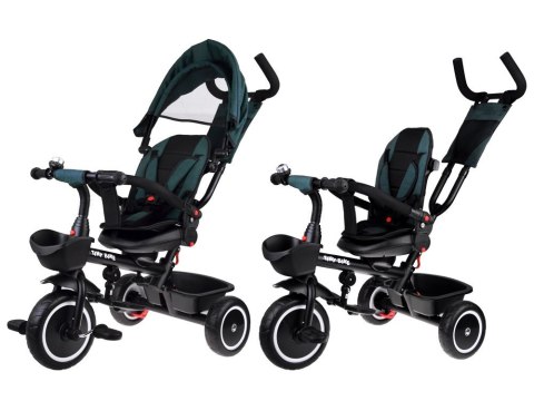 Rowerek dziecięcy trójkołowy Tiny Bike 3w1 z daszkiem OBRACANY SP0650 Rowerek dziecięcy trójkołowy Tiny Bike 3w1 z daszkiem OBRACANY SP0650
