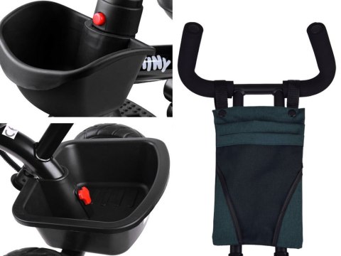Rowerek dziecięcy trójkołowy Tiny Bike 3w1 z daszkiem OBRACANY SP0650 Rowerek dziecięcy trójkołowy Tiny Bike 3w1 z daszkiem OBRACANY SP0650