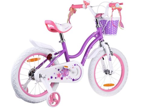 RoyalBaby Rower dziecięcy STAR GIRL 16cal koszyk kółka boczne RB16G-1 RoyalBaby Rower dziecięcy STAR GIRL 16cal koszyk kółka boczne RB16G-1