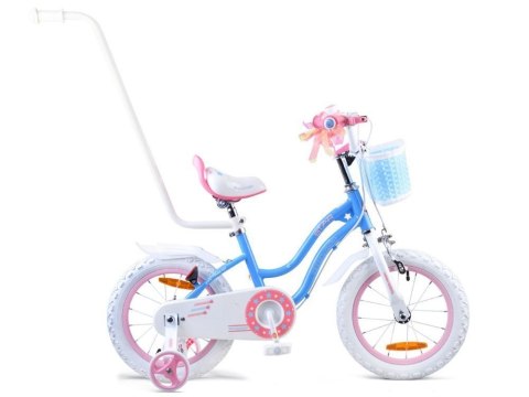 RoyalBaby Rower dziewczęcy STAR GIRL 14cal niebieski RB14G-1 RoyalBaby Rower dziewczęcy STAR GIRL 14cal niebieski RB14G-1