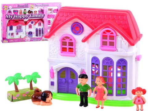 Rozkładany rodzinny DOMEK + meble lalki ZA3747 Rozkładany rodzinny DOMEK + meble lalki ZA3747