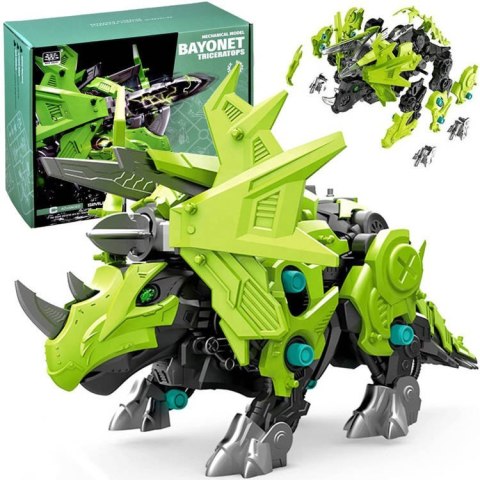 Ruchomy model do złożenia mechaniczny Triceratops robot ZA4371 Ruchomy model do złożenia mechaniczny Triceratops robot ZA4371