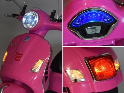 Skuter elektryczny na akumulator VESPA GTS Super dla dziecka PA0333 RO Skuter elektryczny na akumulator VESPA GTS Super dla dziecka PA0333 RO