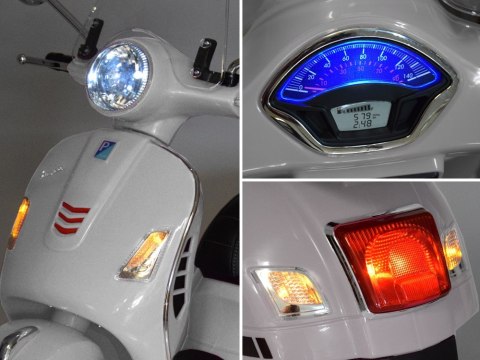 Skuter elektryczny na akumulator VESPA GTS Super dla dziecka PA0333 Skuter elektryczny na akumulator VESPA GTS Super dla dziecka PA0333
