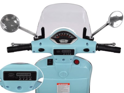 Skuter elektryczny na akumulator VESPA GTS Super dla dziecka PA0333 Skuter elektryczny na akumulator VESPA GTS Super dla dziecka PA0333