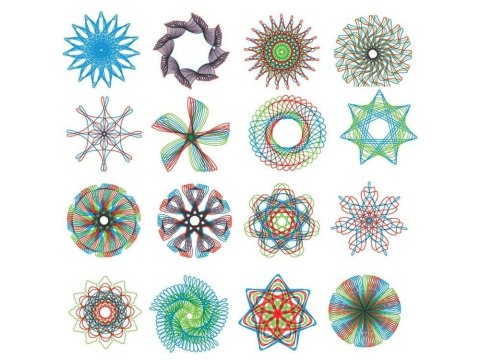 Spirograf zestaw zabawka edukacyjna ZA2583 Spirograf zestaw zabawka edukacyjna ZA2583