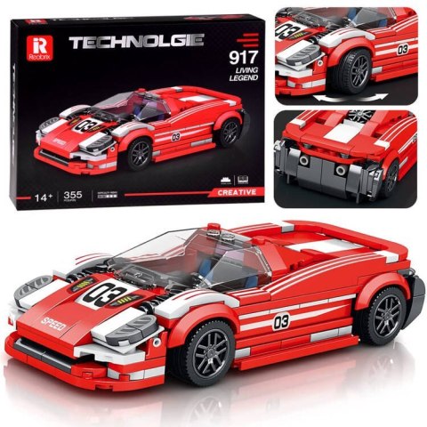Sportowe czerwone Auto 917 Techniczne Klocki 355 ele ZA4754 Sportowe czerwone Auto 917 Techniczne Klocki 355 ele ZA4754