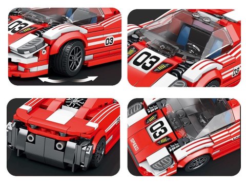 Sportowe czerwone Auto 917 Techniczne Klocki 355 ele ZA4754 Sportowe czerwone Auto 917 Techniczne Klocki 355 ele ZA4754