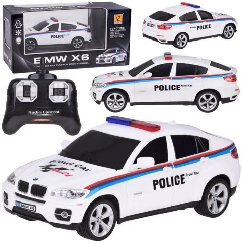 Sportowy radiowóz BMW X6 auto sterowane na pilota RC0660 BI Sportowy radiowóz BMW X6 auto sterowane na pilota RC0660 BI