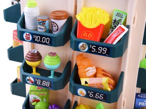 Supermarket Sklep spożywczy Kasa fiskalna + 71 ele akcesoria Dźwięk ZA4279 Supermarket Sklep spożywczy Kasa fiskalna + 71 ele akcesoria Dźwięk ZA4279