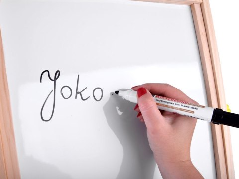 Tablica drewniana kredowa magnetyczna 3w1 sztaluga kreda pisaki TA0096 Tablica drewniana kredowa magnetyczna 3w1 sztaluga kreda pisaki TA0096