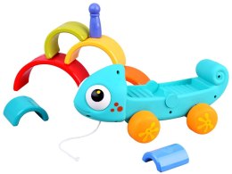 Tęczowy kameleon układanka montessori 18m+ ZA4532