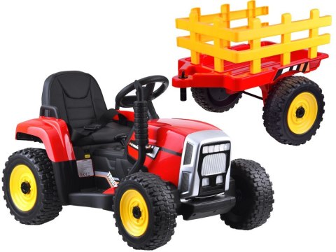 Traktor z przyczepą na akumulator + pilot PA0242 Traktor z przyczepą na akumulator + pilot PA0242
