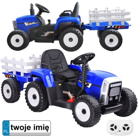 Traktor z przyczepą na akumulator + pilot PA0242 Traktor z przyczepą na akumulator + pilot PA0242