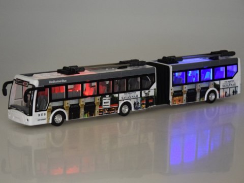 Trolejbus zdalnie sterowany na pilota 36 cm autobus miejscki RC0673 Trolejbus zdalnie sterowany na pilota 36 cm autobus miejscki RC0673