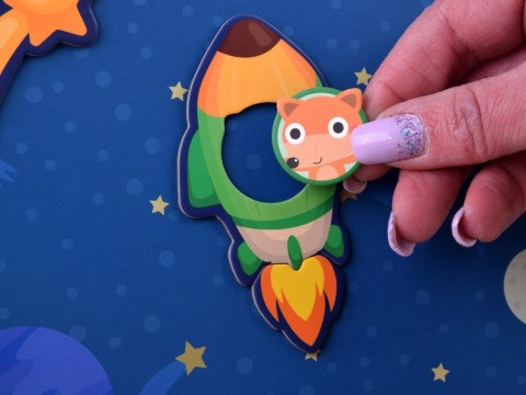 Układanka Puzzle magnetyczne Kosmos Ufo 50e ZA4407 Układanka Puzzle magnetyczne Kosmos Ufo 50e ZA4407