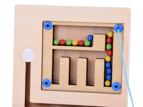 Układanka edukacyjna z kulkami drewniana zabawka Montessori ZA5579 Układanka edukacyjna z kulkami drewniana zabawka Montessori ZA5579