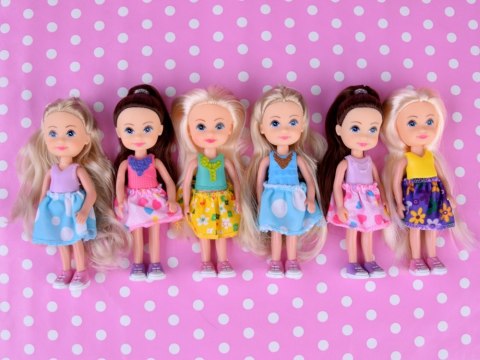 Urocze mini laleczki do zabawy Lalka 12 cm 6szt ZA4755 Urocze mini laleczki do zabawy Lalka 12 cm 6szt ZA4755