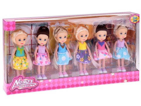 Urocze mini laleczki do zabawy Lalka 12 cm 6szt ZA4755 Urocze mini laleczki do zabawy Lalka 12 cm 6szt ZA4755