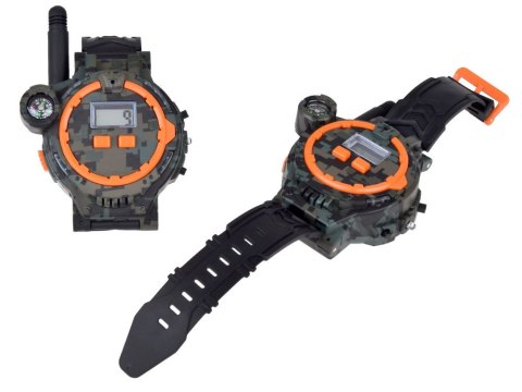 Walkie talkie 2 Zegarki wielofunkcyjne Zasięg 200m Kompas ZA5463 Walkie talkie 2 Zegarki wielofunkcyjne Zasięg 200m Kompas ZA5463