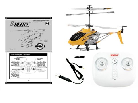 Zdalnie sterowany Metalowy Helikopter Syma S107H Stabilizacja Gyro RC0544 Zdalnie sterowany Metalowy Helikopter Syma S107H Stabilizacja Gyro RC0544