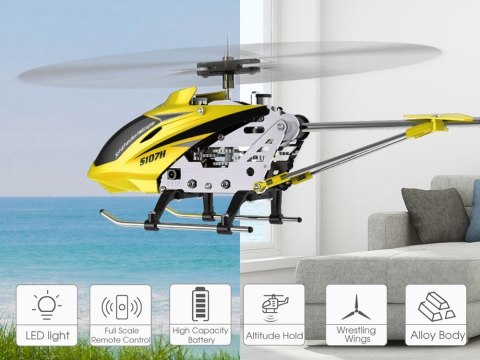 Zdalnie sterowany Metalowy Helikopter Syma S107H Stabilizacja Gyro RC0544 Zdalnie sterowany Metalowy Helikopter Syma S107H Stabilizacja Gyro RC0544