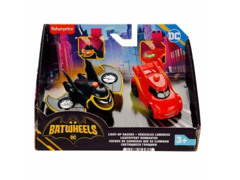 Zestaw autek DC BATWHEELS Pojazdy ze światłami Batwing Redbird ZA6046 Zestaw autek DC BATWHEELS Pojazdy ze światłami Batwing Redbird ZA6046