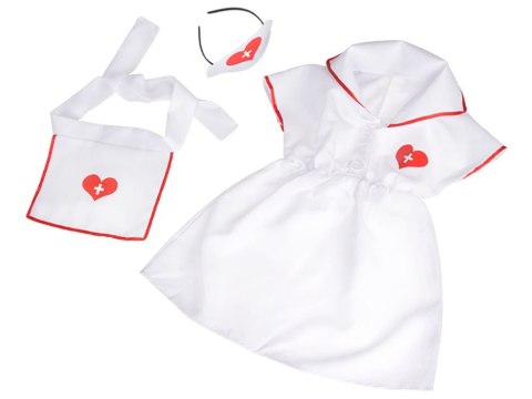 Zestaw dla dziewczynki Kostium Pielęgniarki Pani Doktor lekarz L/XL ZA5281 Zestaw dla dziewczynki Kostium Pielęgniarki Pani Doktor lekarz L/XL ZA5281