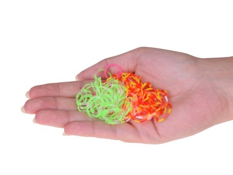Zestaw Magiczne Gumki Koraliki do robienia bransoletek 4500szt ZA5299 Zestaw Magiczne Gumki Koraliki do robienia bransoletek 4500szt ZA5299