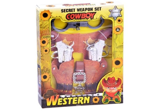 Zestaw kowboja rewolwer kowbojski pistolet ZA2452 Zestaw kowboja rewolwer kowbojski pistolet ZA2452