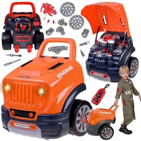 Zestaw mechanika: Ruchomy WARSZTAT SAMOCHODOWY + światło i dźwięk ZA5738 Zestaw mechanika: Ruchomy WARSZTAT SAMOCHODOWY + światło i dźwięk ZA5738