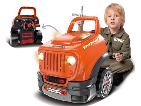 Zestaw mechanika: Ruchomy WARSZTAT SAMOCHODOWY + światło i dźwięk ZA5738 Zestaw mechanika: Ruchomy WARSZTAT SAMOCHODOWY + światło i dźwięk ZA5738