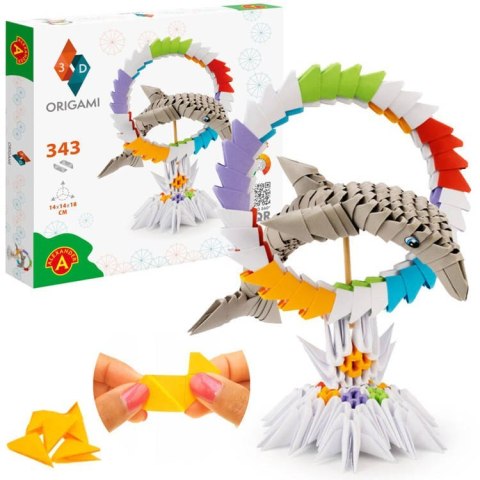Alexander Zestaw kreatywny Origami 3D Delfin 2552 Alexander Zestaw kreatywny Origami 3D Delfin 2552