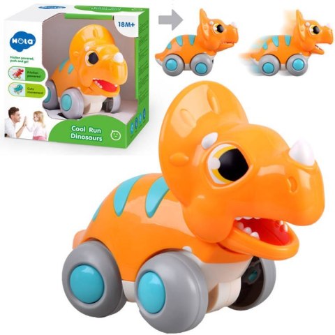 Autko Jeżdżący Dinozaur Triceratops zabawka ZA4533 Autko Jeżdżący Dinozaur Triceratops zabawka ZA4533