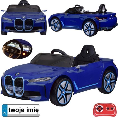 Autko na akumulator elektryczne BMW i4 dla dziecka pilot PA0310 NI Autko na akumulator elektryczne BMW i4 dla dziecka pilot PA0310 NI