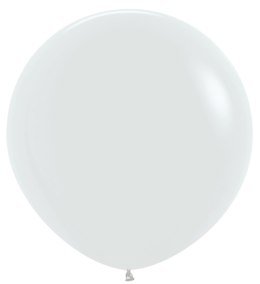 Balony lateksowe Sempertex, White, 91 cm, 2 szt.