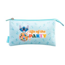 Disney Stitch - Piórnik 3-komorowy z kolekcji Waves