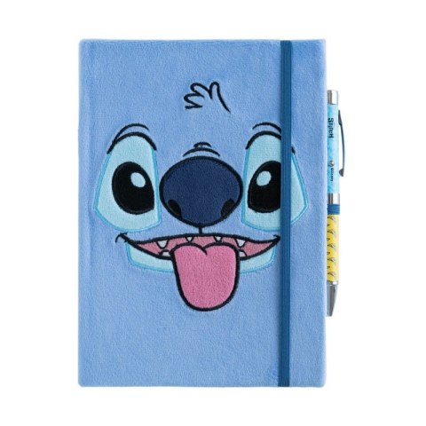 Disney Stitch - Pluszowy notatnik A5 + długopis latarka z kolekcji Tropical Disney Stitch - Pluszowy notatnik A5 + długopis latarka z kolekcji Tropical