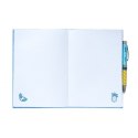 Disney Stitch - Pluszowy notatnik A5 + długopis latarka z kolekcji Tropical