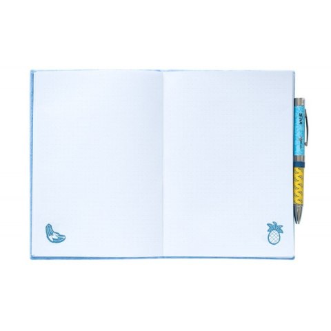 Disney Stitch - Pluszowy notatnik A5 + długopis latarka z kolekcji Tropical Disney Stitch - Pluszowy notatnik A5 + długopis latarka z kolekcji Tropical