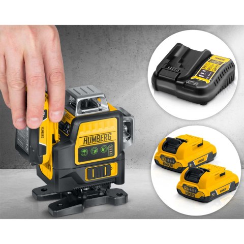 Laser krzyżowy w walizce + statyw Humberg HM-171 Laser krzyżowy w walizce + statyw Humberg HM-171
